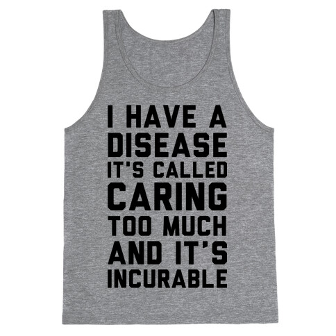 Caring Too Much Tank Top