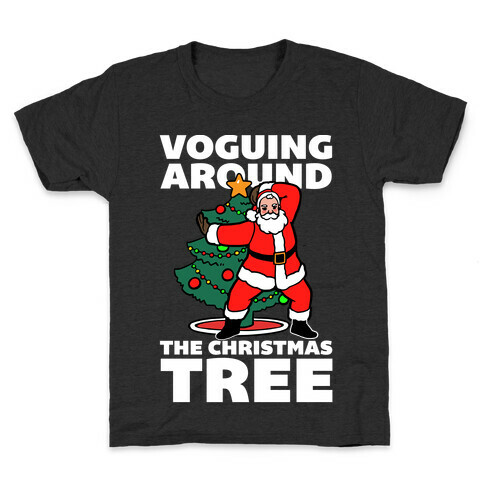 Voguing Around The Christmas Tree Kids T-Shirt