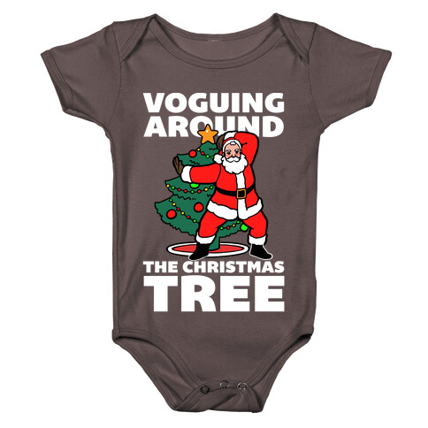 Voguing Around The Christmas Tree Baby One-Piece