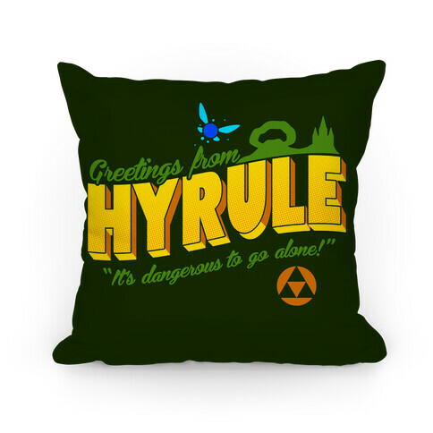 Greetings From Hyrule Pillow