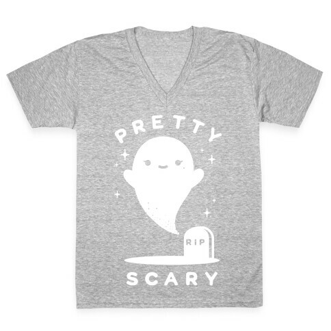 Pretty Scary V-Neck Tee Shirt