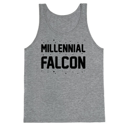 Millennial Falcon Parody Tank Top