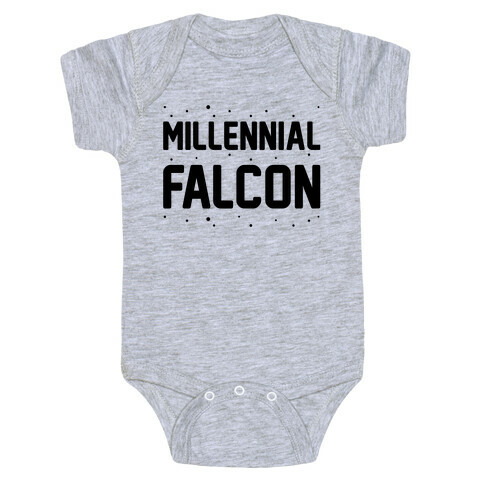 Millennial Falcon Parody Baby One-Piece