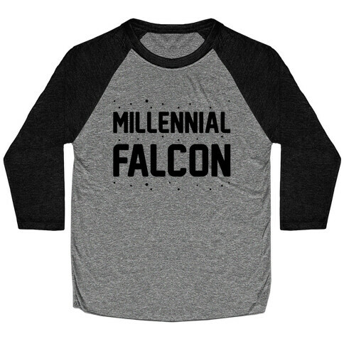 Millennial Falcon Parody Baseball Tee