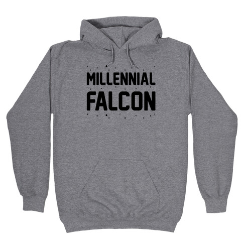 Millennial Falcon Parody Hooded Sweatshirt