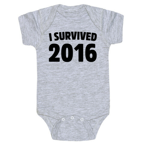 I Survived 2016 Baby One-Piece