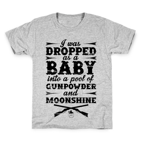 Gunpowder And Moonshine Kids T-Shirt