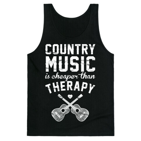 Country Music Therapy Tank Top