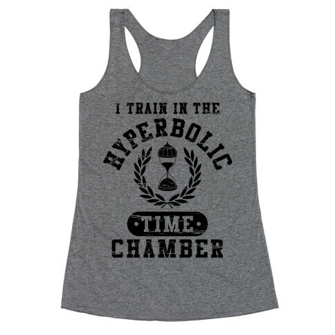 Hyperbolic Time Chamber (Distressed) Racerback Tank Top