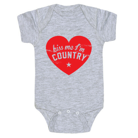 Kiss Me I'm Country Baby One-Piece