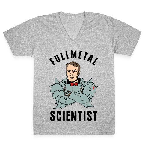 Fullmetal Scientist V-Neck Tee Shirt