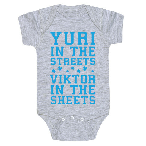 Yuri In The Streets Viktor In The Sheets Baby One-Piece