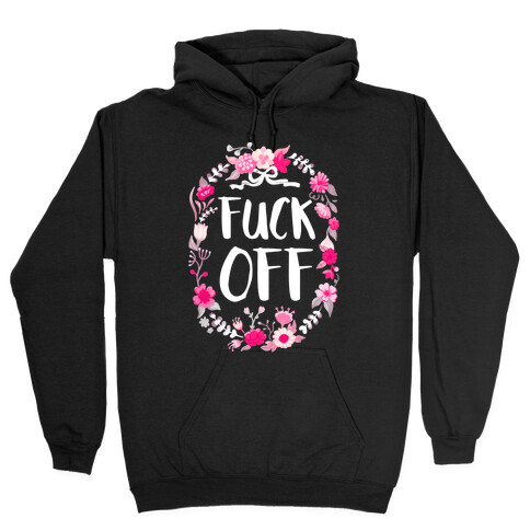 Floral F*** Off Hooded Sweatshirt