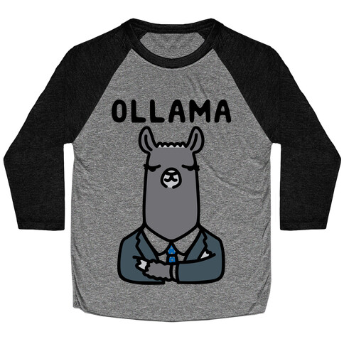 Ollama Parody Baseball Tee