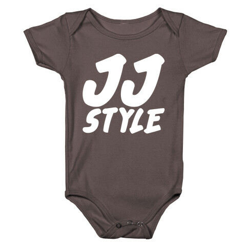 JJ Style White Print  Baby One-Piece