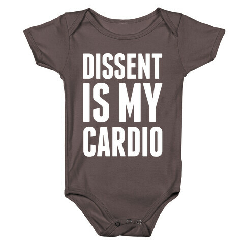 Dissent Is My Cardio Baby One-Piece