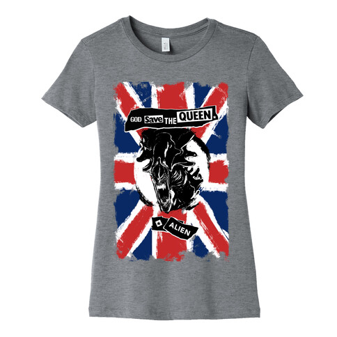 God Save the Queen (Alien) Womens T-Shirt