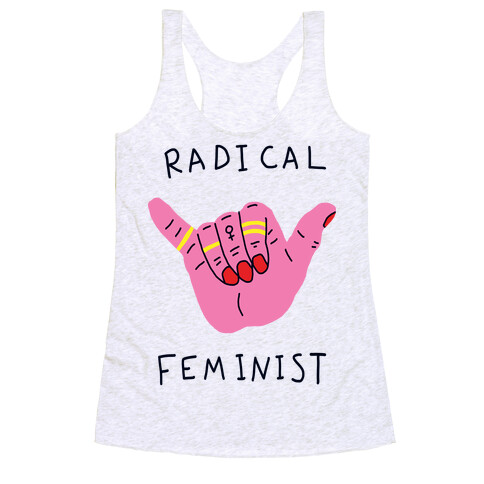 Radical Feminist Racerback Tank Top