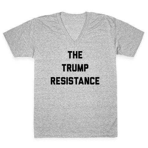 The Trump Resistance V-Neck Tee Shirt