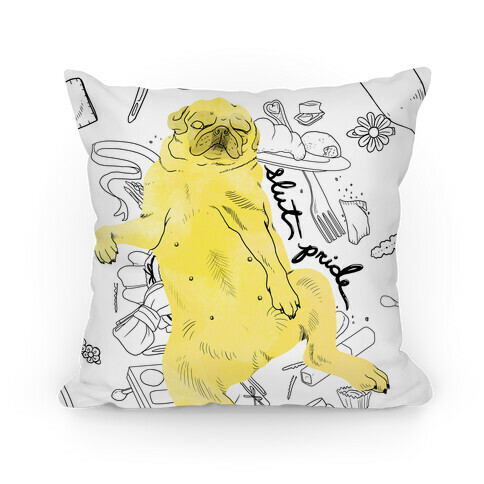 Slut Pride - Pug Pillow