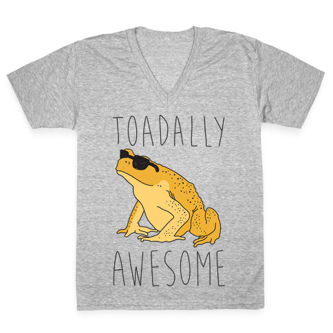 Toadally Awesome V-Neck Tee Shirt