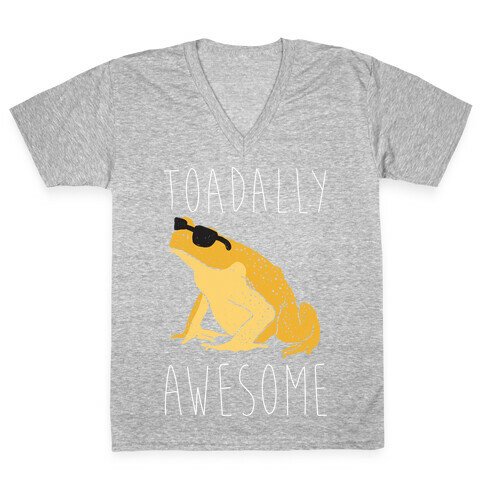 Toadally Awesome V-Neck Tee Shirt