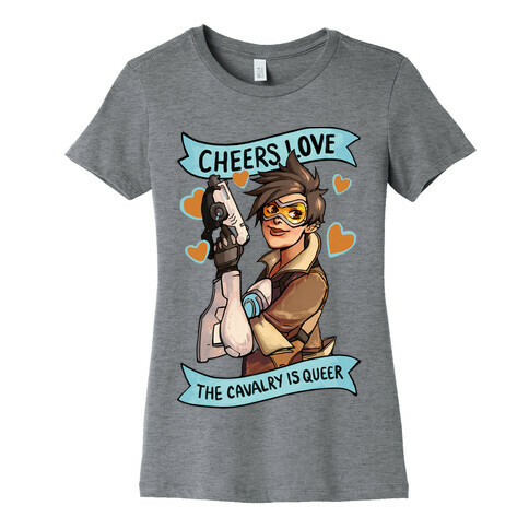 Cheers Love The Cavalry Is Queer (Illustration) Womens T-Shirt
