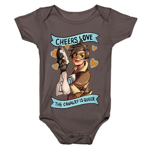 Cheers Love The Cavalry Is QUeer Baby One-Piece