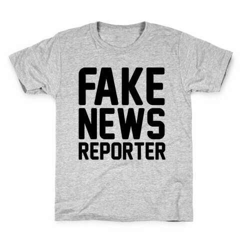Fake News Reporter Kids T-Shirt
