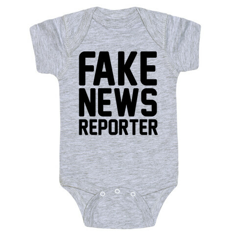 Fake News Reporter Baby One-Piece