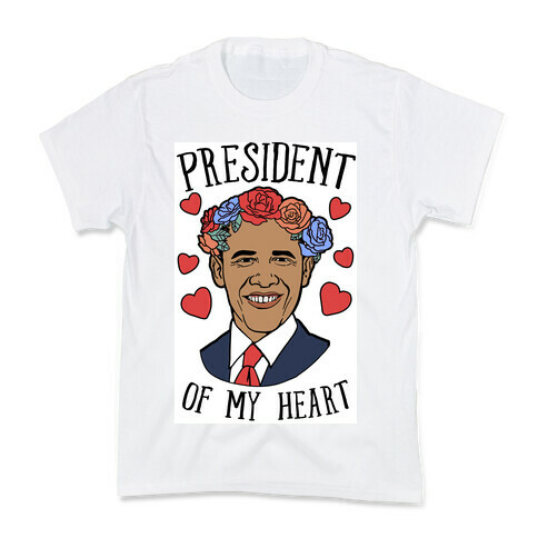 President Of My Heart Obama Kids T-Shirt
