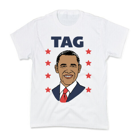 Tag Team Barack & Michelle Obama 1 Kids T-Shirt