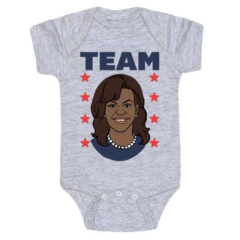 Tag Team Barack & Michelle Obama 2 Baby One-Piece