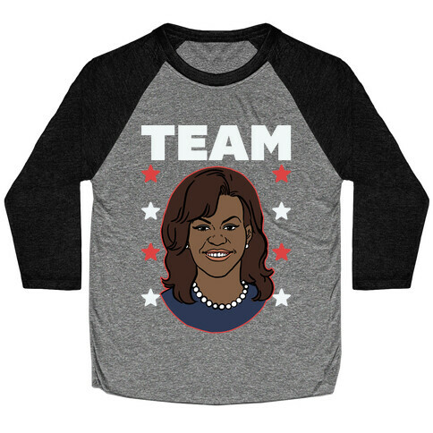 Tag Team Barack & Michelle Obama 2 Baseball Tee