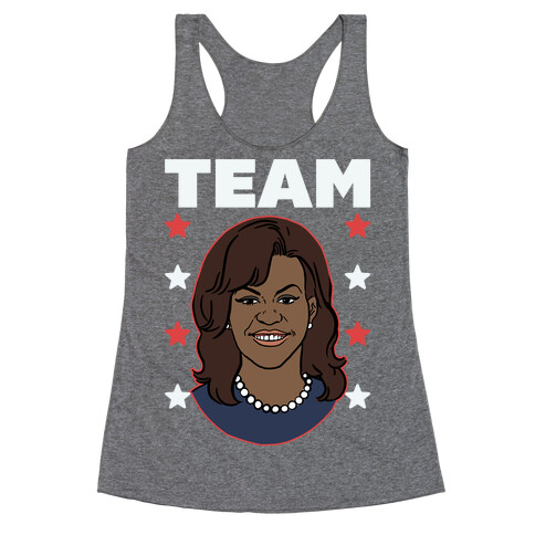Tag Team Barack & Michelle Obama 2 Racerback Tank Top