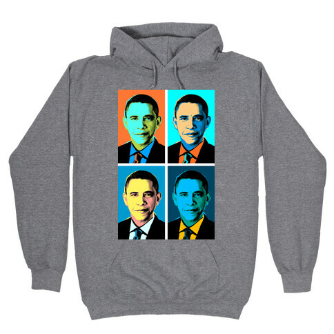 Pop Art Obama Hooded Sweatshirt