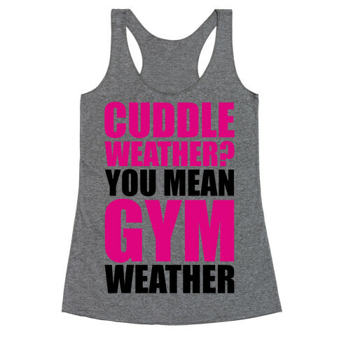 Gym Weather Racerback Tank Top