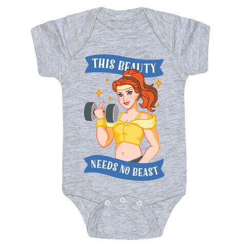 This Beauty Needs No Beast Parody Baby One-Piece