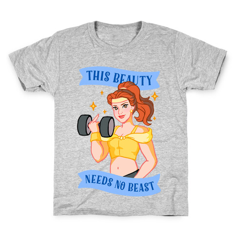 This Beauty Needs No Beast Parody Kids T-Shirt