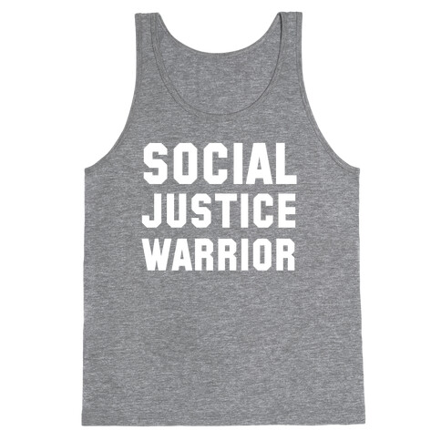 Social Justice Warrior Tank Top