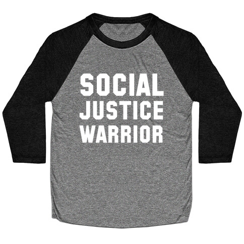 Social Justice Warrior Baseball Tee