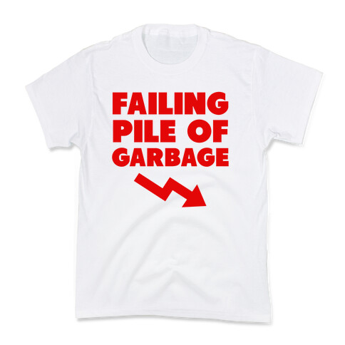 Failing Pile of Garbage Kids T-Shirt