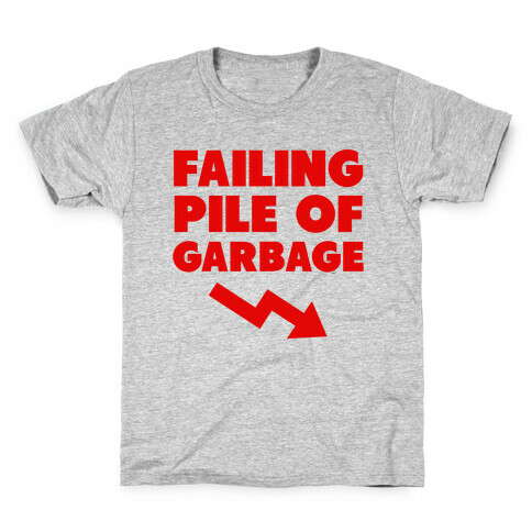 Failing Pile of Garbage Kids T-Shirt