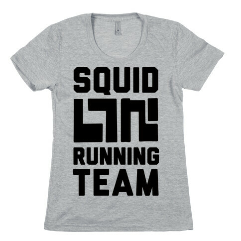 Squid Running Team Womens T-Shirt