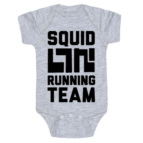 Squid Running Team Baby One-Piece