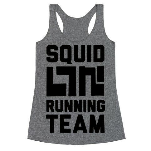 Squid Running Team Racerback Tank Top