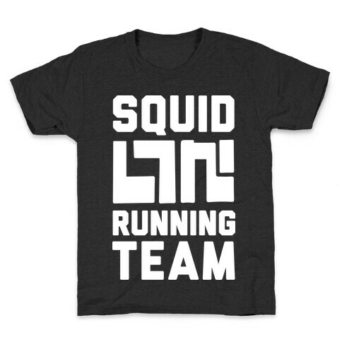 Squid Running Team Kids T-Shirt