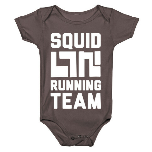 Squid Running Team Baby One-Piece