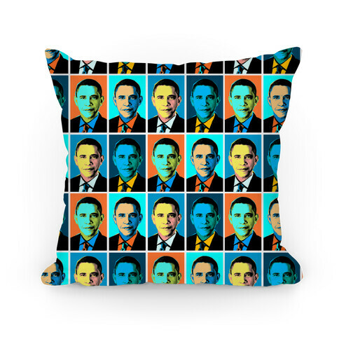 Pop Art Obama Pillow