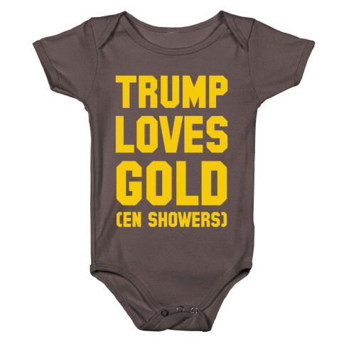 Trump Loves Gold Baby One-Piece